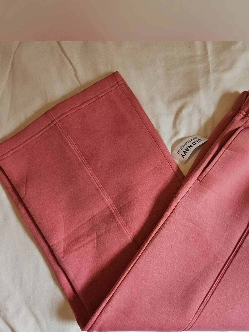 NWT OLD NAVY Girls 8 pink sweatpants Wide Leg